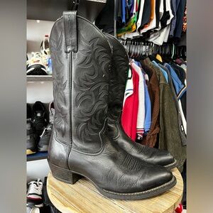 Ariat Heritage Western Cowboy Boots Men’s Size 10D Black Leather 34770